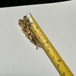 Biblical Eve With An Apple Forbidden Fruit Brooch Pin Gold Tone Religious Figure Photo 2