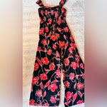 Size L floral print women’s jumpsuit Size L Photo 1