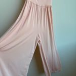 Aritzia Wilfred Free Market Jumpsuit Wide Leg Strappy Stretch Size XXS Pink Crop Photo 3