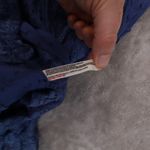 Free People Intimately  Blue Lace Trim Night Shirt Tank Top Women's XS Photo 6