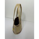 Vintage TIGGER Woven Wicker Rattan Straw Handbag Tote Purse Bag Basket Boho Photo 2