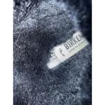 Birkenstock  Black Suede Leather Boston Shearling Clog Slippers Size 9.5 Photo 8