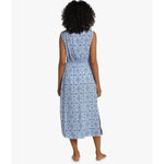 La Blanca NEW  Womens Tie Front Midi Dress Swimsuit Cover up Blue SIze Small Photo 2