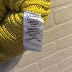 Vince  sweater top medium Yellow Knit Tank top shirt chunky Photo 4