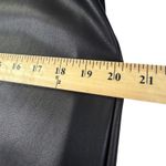 Banana Republic  Petite Vegan Leather Bootcut Pants Black 14P Smooth Coat MidRise Photo 11