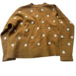 Madewell  Brown Daisy Embroidered Wool Blend Button Front Cardigan S Cottagecore Photo 1