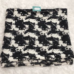 Maurice's  Tie Dye Cow print Reversible‎ Lace infinity Scarf Black White OS Photo 0