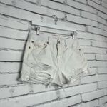 American Eagle Y2K  90s Boyfriend Denim Shorts Distressed White Women’s 6 Summer Photo 1