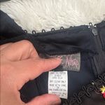 Jeannie nitro vintage black gothic mini bell sleeve dress L Size L Photo 9