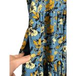 Universal Threads Universal Thread Blue‎ Floral Tiered Mini Dress Short Sleeve Women's Size M Photo 5