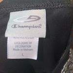 Champion  Lightweight pullover crewneck athletic gorp black Sweatshirt size large Photo 4