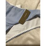 J.Crew  Light Blue White Striped Bikini Swim Bottom M Photo 1