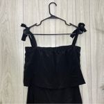 Madewell NEW Silk Off The Shoulder Tie Sleeve Mini Dress size 6 NWT Photo 3