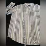 Banana Republic  The Oversized Linen Shirt Full Button size L NWOT Photo 9