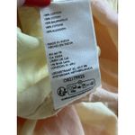 Free People NWT  Via Dress Womens Large Gingham Cotton Midi Yellow Shirt Sundress Photo 7