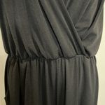 GILLI NWOT black wide leg v neck spaghetti strap light weight jumpsuit Photo 7