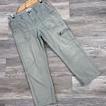frame denim ‎ cargo utility pants ankle cropped Photo 0