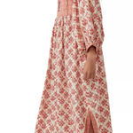 Free People  Hazy Maisy cotton Indian print boho maxi prairie dress XS S Photo 1