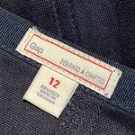 Gap  size 12 womens blue pencil skirt zip close back not lined no pockets Photo 8