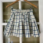 Princess Polly  Blue White Plaid Pleated School Girl Lona Mini Skirt - XS/S Photo 6