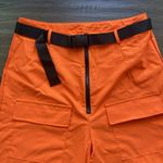 Romwe  Cargo Pants Womens Sz Large Orange Cargo Pant Jogger Streetwear Photo 1