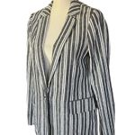 Banana Republic Pin Striped Black/White Blazer/Jacket. Size 6 Photo 1