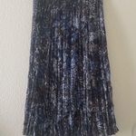 Chico's Pleated Print Maxi Skirt Photo 1