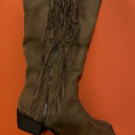 Charlotte Russe  Brown Over the Knee Fringe Boots Photo 0
