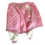 NY Yankees MLB Cooperstown Collection GIII Carl Banks pink satin bomber jacket L Size L Photo 3