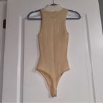 Emory park Cream and white mock neck body suit Photo 2