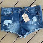 True Craft Denim Jean Shorts Super Soft Stretch Womens 15 New Photo 1