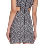 Elizabeth and James  Elina Jacquard Cut Out Mini Dress Black Size 2 Photo 1