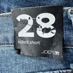 joe's jeans Joe’s Reese Rolled Hem Fashion Blue Denim Mid Rise Jean Shorts Size 28 New Photo 1
