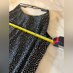 AQUA  Women’s Dress Size M Polka Dots Black and White Mini Ruffle Asymmetrical Photo 6