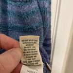 L.L. Bean Striped Button Down Cardigan Long Sleeve Sweater Gray Size XL Photo 3