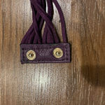 EXPRESS 2/$15❤️❤️Purple & gold leather boho bracelet Photo 2