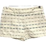 Loft Ann Taylor 4 Inch Shorts Blue Pink Tan Shorts Womens 0 Cotton Acrylic Blend Photo 0