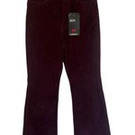 Levi's NWT Levi’s Ribcage Corduroy Flare Hi-Rise Pants Burgundy Maroon SZ-30 X 31 Photo 0