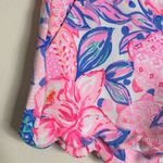 Lilly Pulitzer Buttercup Pique Knit Shorts Pink Isle Snappy Turtle size 2 Photo 2