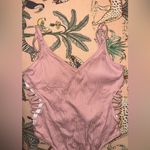 Victoria's Secret NWT  PINK Ribbed Stretch One Piece Bikini Swimsuit Size Large Photo 1