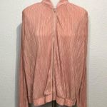 Urban Outfitters Eyeshadow Pleated Blush Lightweight Jacket Size XL Photo 0