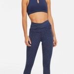 Nike • Ruched Waistband Navy Blue Polka Dot Leggings Photo 7