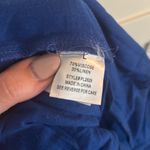 Pink Lily  Royal Blue Sleeveless Jumpsuit Linen Blend Size Large Photo 4