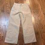 Rails Fran Pants Tan Utility Wide Leg Women's Size 6 Cotton Linen Photo 3