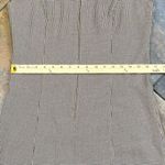 Neiman Marcus Houndstooth Sleeveless Zip Collared Dress 7/8 Photo 4