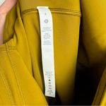 Lululemon Power Thru High Rise Leggings Sz 8 Gold Spice Side Pockets Photo 12