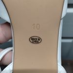 QIY Women's Size 10 White Pointed Closed Toe Ankle Strap Stiletto Heels 4" Photo 6