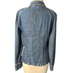 Tribal Blue Jean Jacket Classic Stretch Denim Classic Fit. Size 12 Photo 4