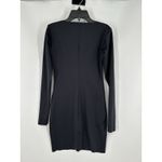 SKIMS  Body Long Sleeve Dress Mini Built‎ in Shapewear Short Onyx Black Large Photo 1