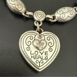 Brighton Retired Power Of Pink Breast Cancer Love Heals Heart Charm Bracelet 26g Photo 14